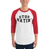 3/4 sleeve raglan shirt